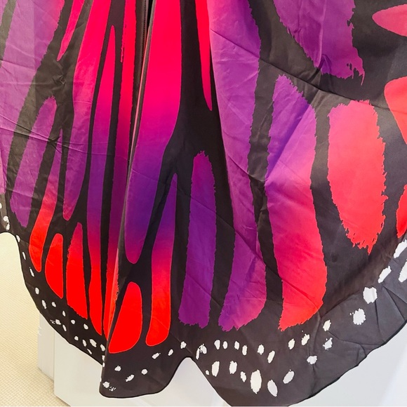 Brand New Halloween Costume Large Butterfly Wings Shawl Fairy Ladies Cape - Picture 6 of 8